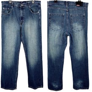 Qruel Jeans Co. Dark Blue Jeans Size 36/32